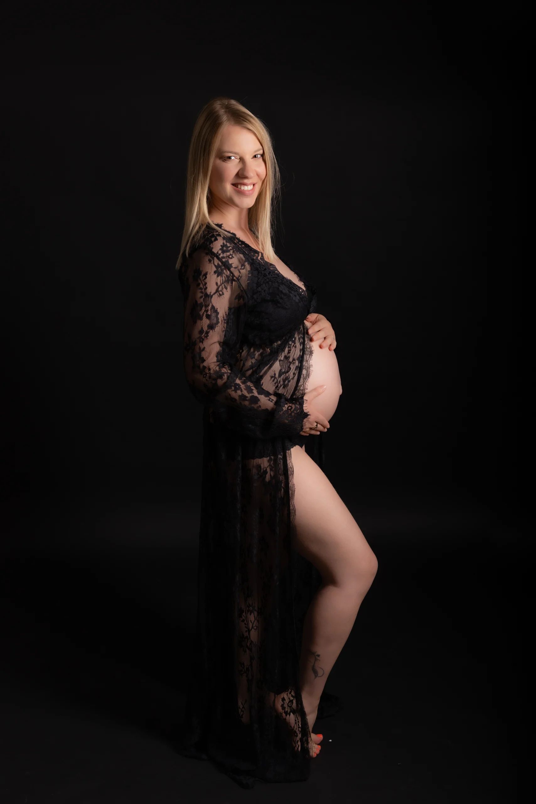 photos de grossesse en studio à aix en provence